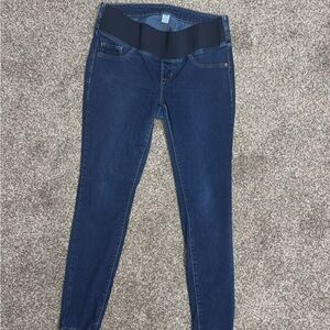 Women's Maternity Skinny Blue Jeans